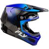 Crosshjälm Formula S Carbon Protocol Svart/blå FLY RACING s – miniatyr 4