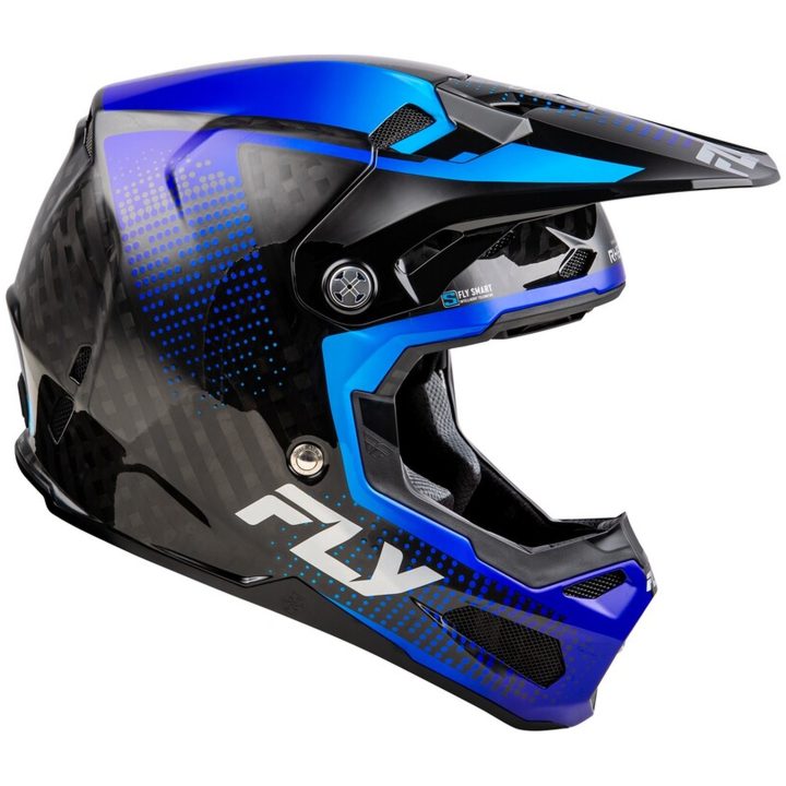 Crosshjälm Formula S Carbon Protocol Svart/blå FLY RACING s – bild 4