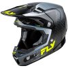 Crosshjälm Formula S Carbon Protocol Svart/grå/hi-vis Gul FLY RACING M – miniatyr 1