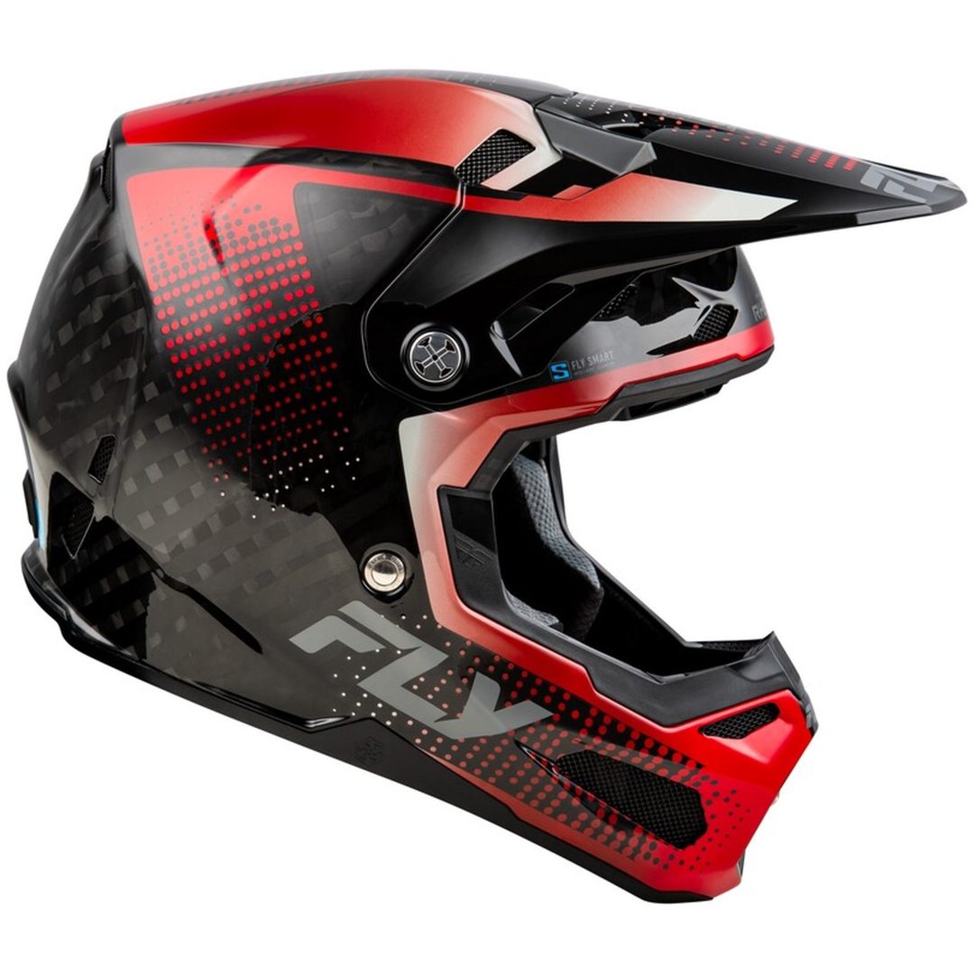 Crosshjälm Formula S Carbon Protocol Svart/röd FLY RACING s – bild 4