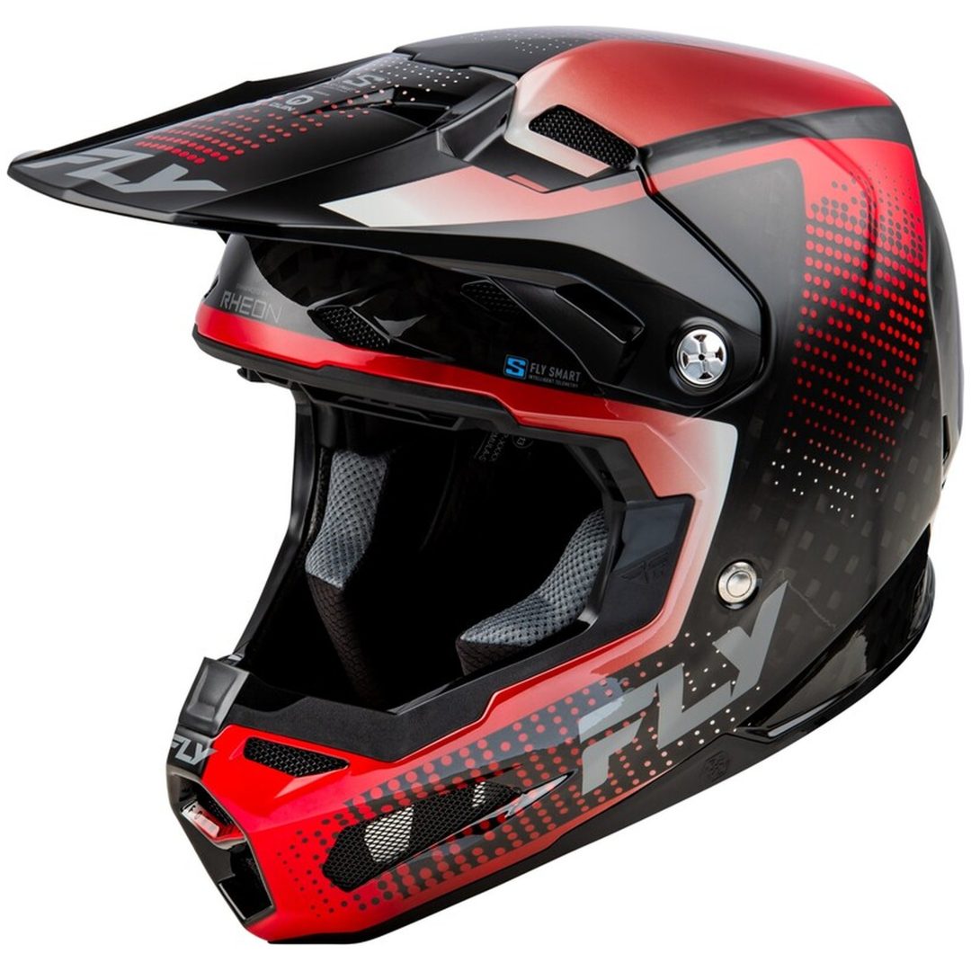 Crosshjälm Formula S Carbon Protocol Svart/röd FLY RACING s