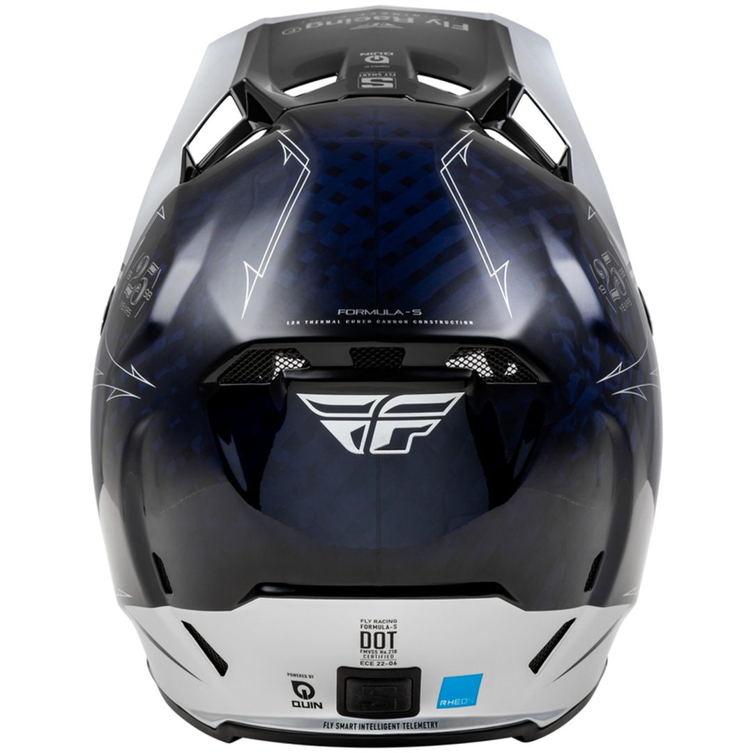 Crosshjälm Formula Smart Carbon Legacy Blå Kolfiber/silver FLY RACING XL – bild 5