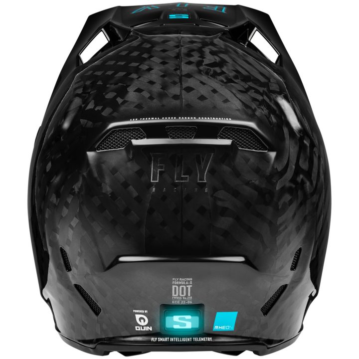Crosshjälm Formula Smart Carbon Solid Svart FLY RACING s – bild 5