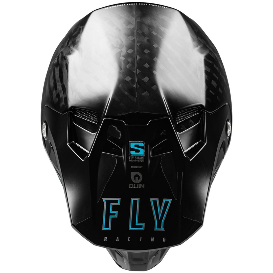 Crosshjälm Formula Smart Carbon Solid Svart FLY RACING s – bild 4