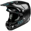 Crosshjälm Formula Smart Carbon Solid Svart FLY RACING s – miniatyr 1