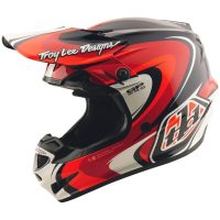 Crosshjälm GP Pro Crossover Deco Svart/Röd TROY LEE DESIGNS