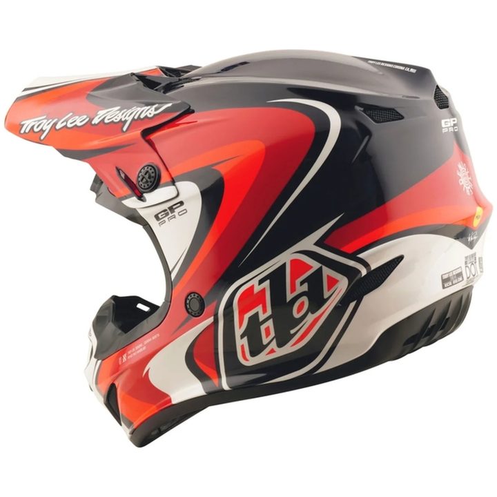 Crosshjälm GP Pro Crossover Deco Svart/Röd TROY LEE DESIGNS Medium Barn – bild 4