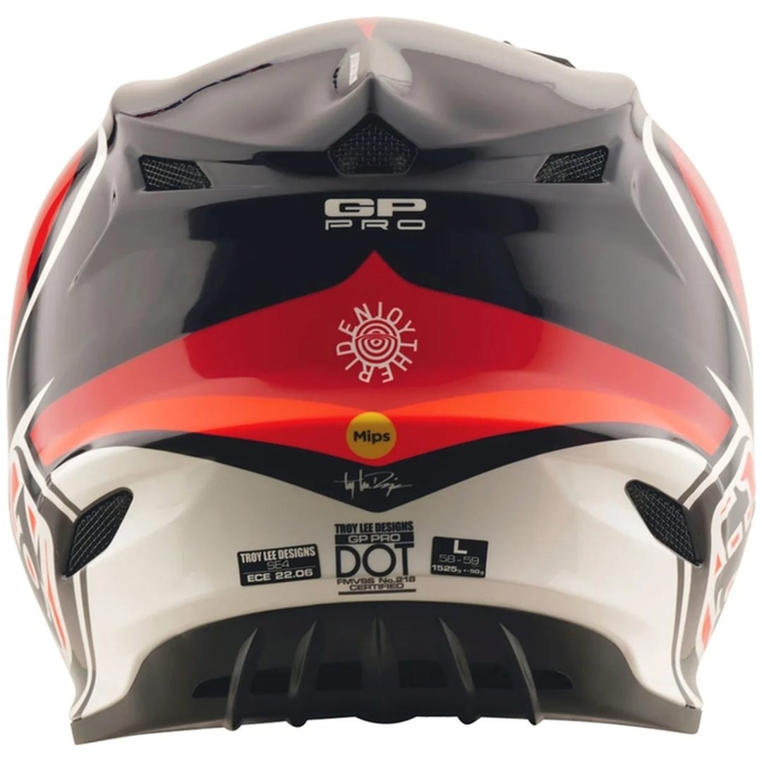 Crosshjälm GP Pro Crossover Deco Svart/Röd TROY LEE DESIGNS Medium Barn – bild 5