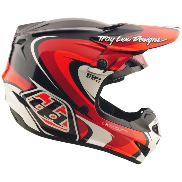 Crosshjälm GP Pro Crossover Deco Svart/Röd TROY LEE DESIGNS Medium Barn – bild 7