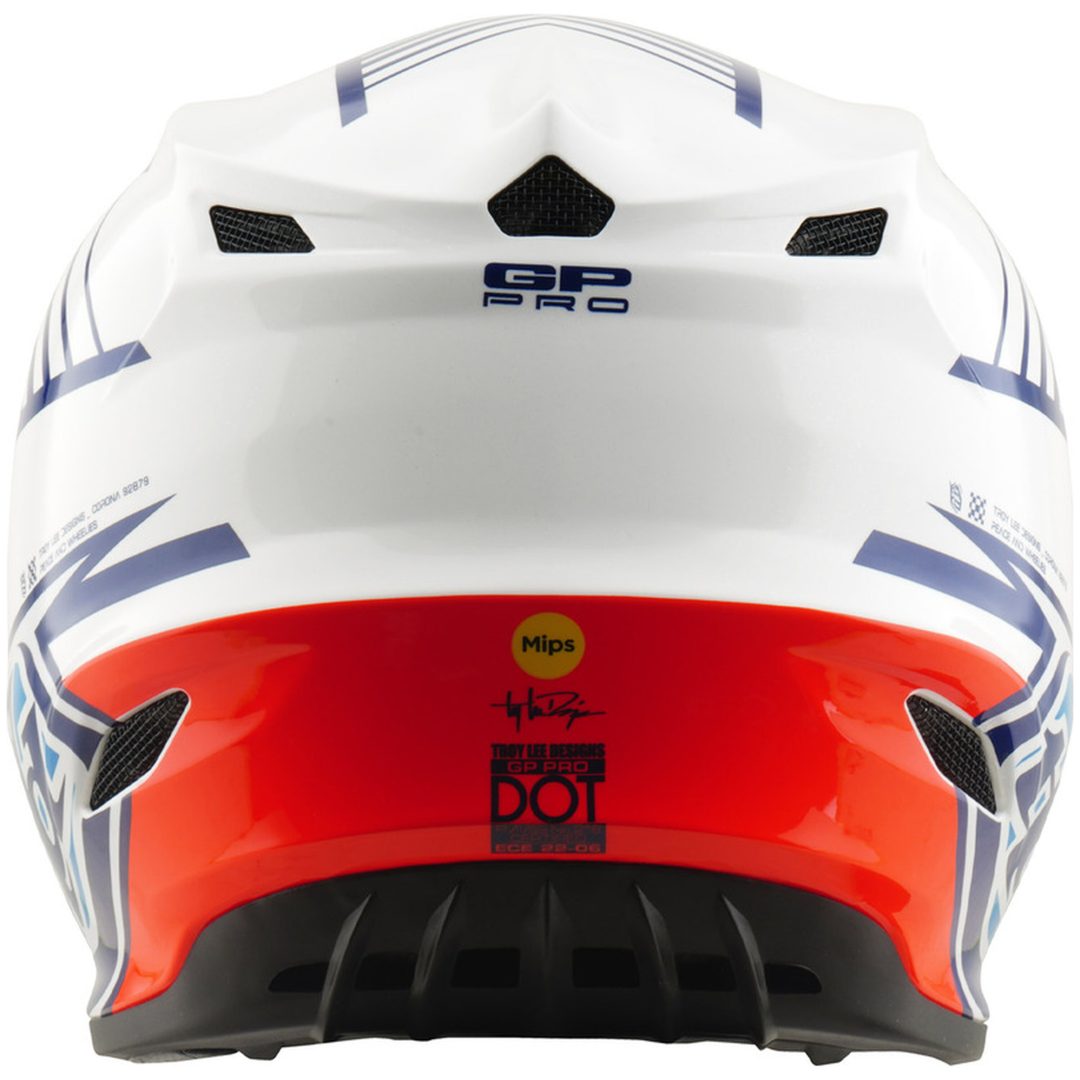 Crosshjälm GP Pro MIPS Blå Vit TROY LEE DESIGNS XS – bild 4