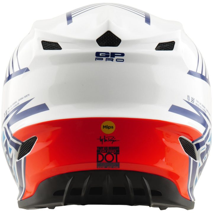 Crosshjälm GP Pro MIPS Blå Vit TROY LEE DESIGNS XS – bild 4