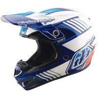 Crosshjälm GP Pro MIPS Blå Vit TROY LEE DESIGNS