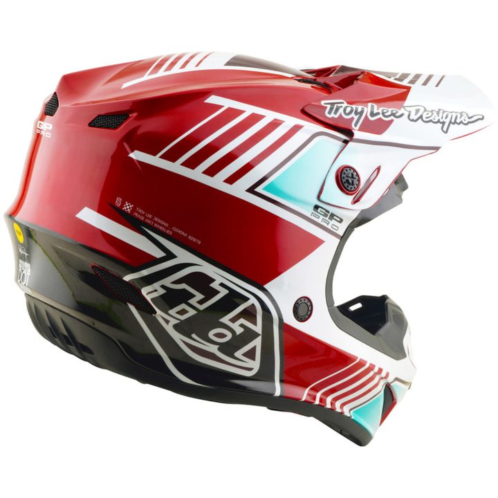 Crosshjälm GP Pro Mips Röd Vit TROY LEE DESIGNS XS – bild 5