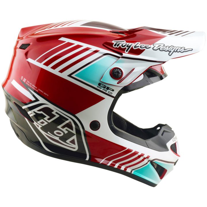 Crosshjälm GP Pro Mips Röd Vit TROY LEE DESIGNS XS – bild 6