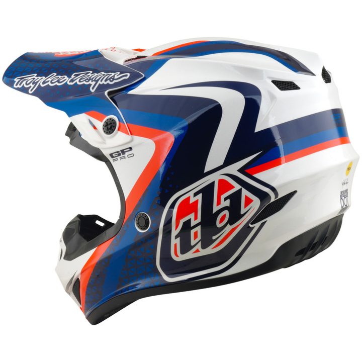Crosshjälm GP Pro MIPS Vit Blå TROY LEE DESIGNS XS – bild 3