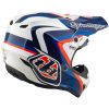 Crosshjälm GP Pro MIPS Vit Blå TROY LEE DESIGNS XS – miniatyr 5