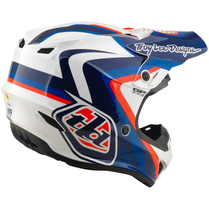 Crosshjälm GP Pro MIPS Vit Blå TROY LEE DESIGNS XS – bild 5