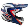 Crosshjälm GP Pro MIPS Vit Blå TROY LEE DESIGNS XS – miniatyr 6