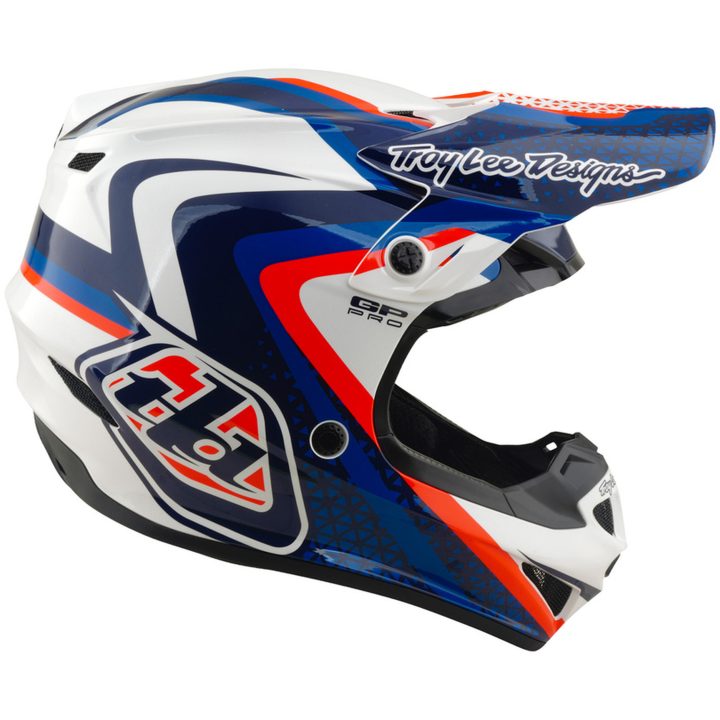 Crosshjälm GP Pro MIPS Vit Blå TROY LEE DESIGNS XS – bild 6