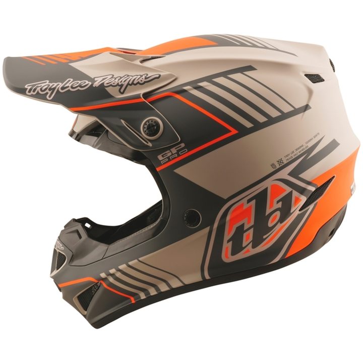 Crosshjälm GP Pro Segment Grå Matt TROY LEE DESIGNS XS – bild 3