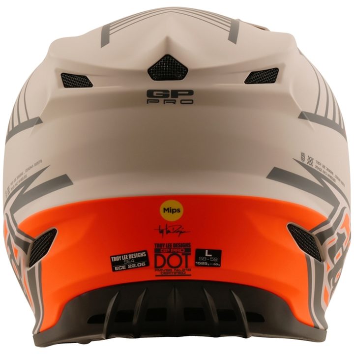 Crosshjälm GP Pro Segment Grå Matt TROY LEE DESIGNS XS – bild 5
