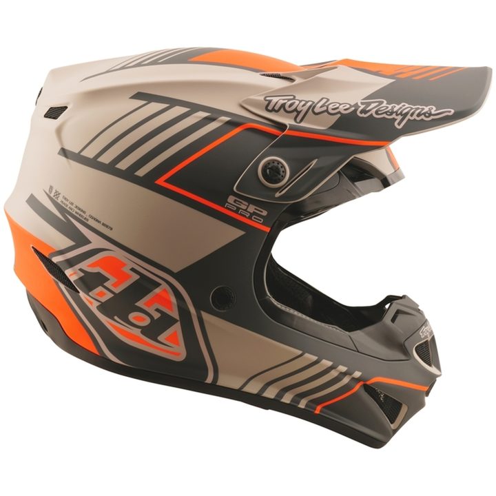 Crosshjälm GP Pro Segment Grå Matt TROY LEE DESIGNS XS – bild 7