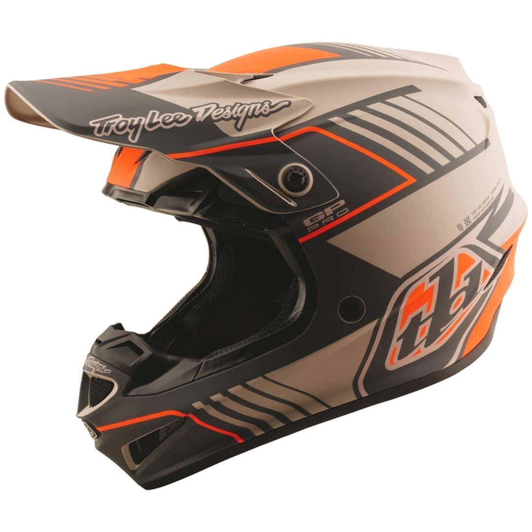 Crosshjälm GP Pro Segment Grå Matt TROY LEE DESIGNS XS