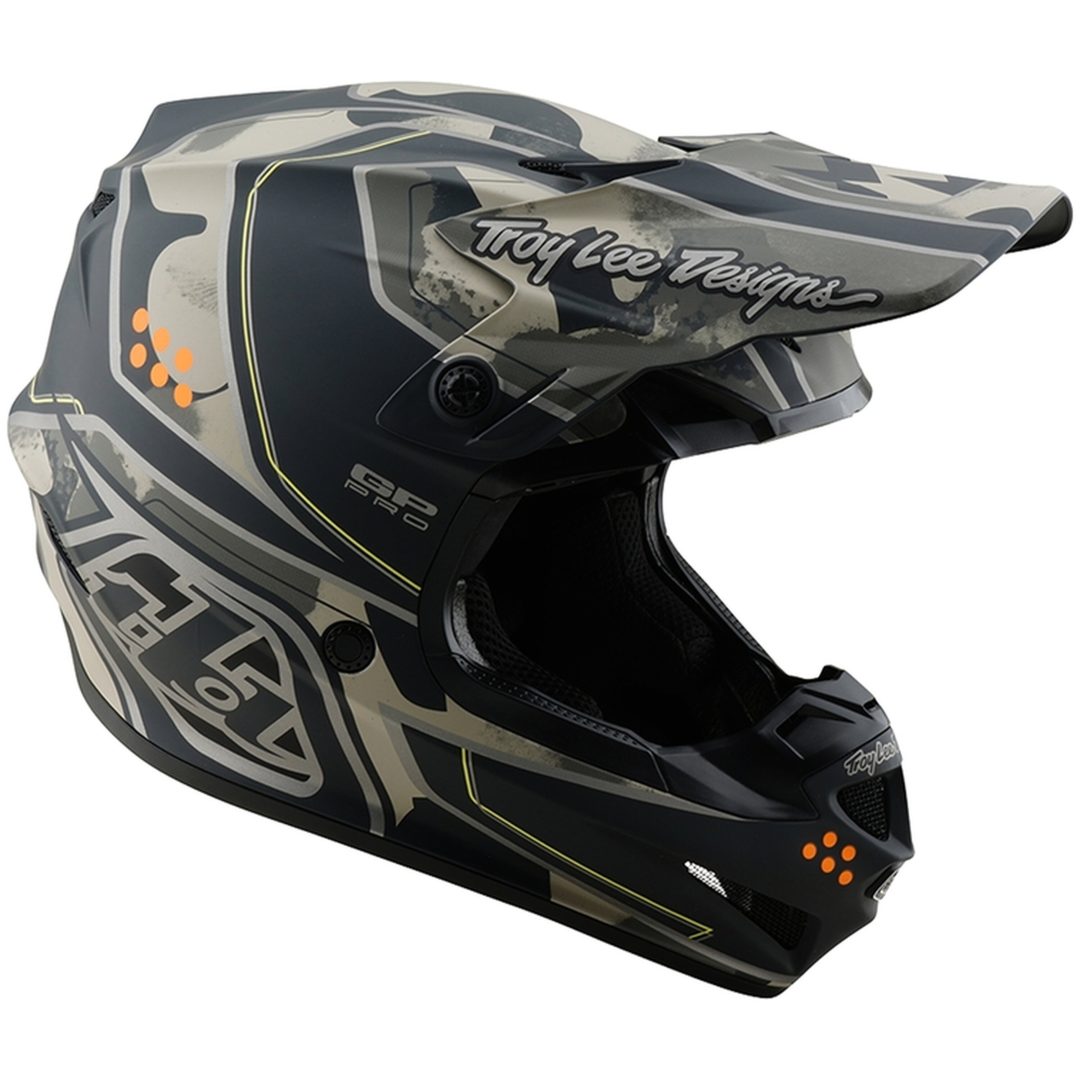 Crosshjälm GP Pro Trooper Svart/Caper TROY LEE DESIGNS XS – bild 2