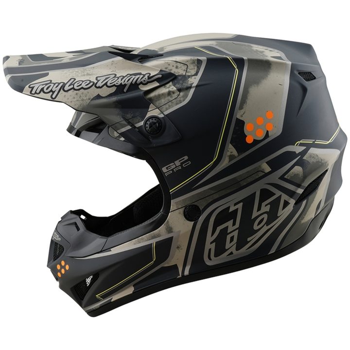 Crosshjälm GP Pro Trooper Svart/Caper TROY LEE DESIGNS XS – bild 3