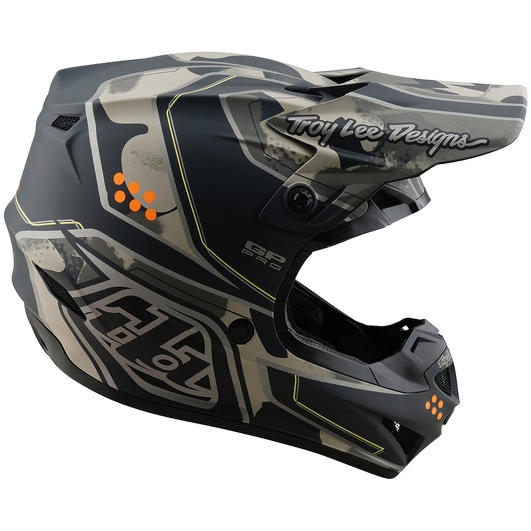 Crosshjälm GP Pro Trooper Svart/Caper TROY LEE DESIGNS XS – bild 7