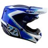 Crosshjälm GP Shutter Blå/Vit TROY LEE DESIGNS Large Barn – miniatyr 7
