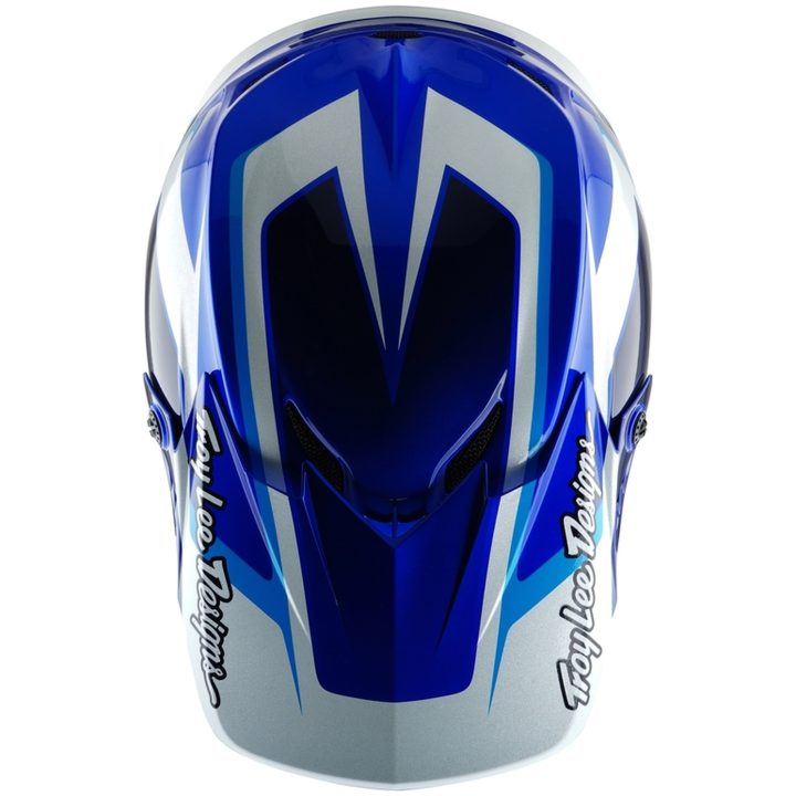Crosshjälm GP Shutter Blå/Vit TROY LEE DESIGNS Large Barn – bild 8