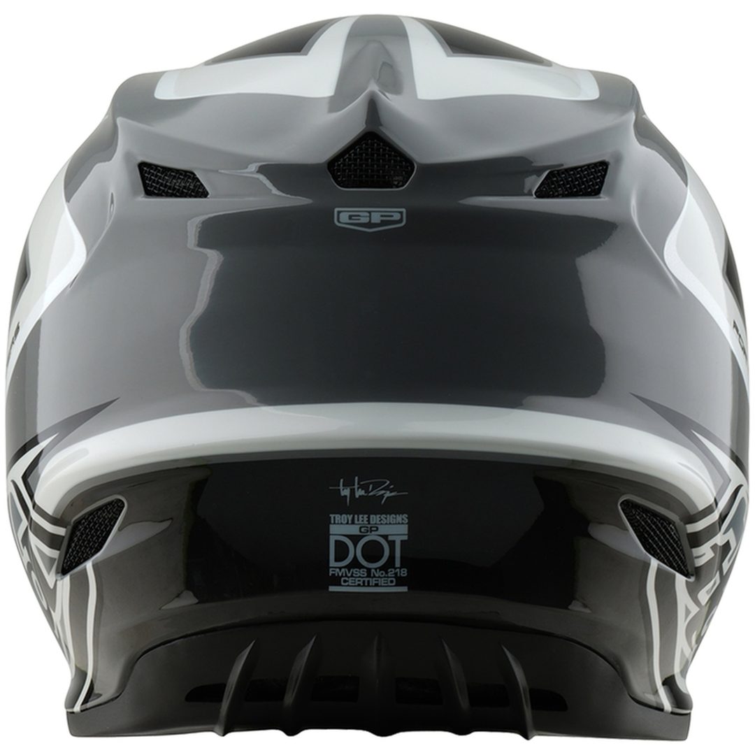Crosshjälm GP Shutter Grå/Vit Blank TROY LEE DESIGNS Medium – bild 5