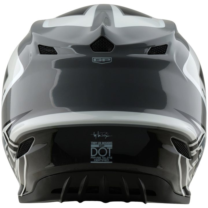 Crosshjälm GP Shutter Grå/Vit Blank TROY LEE DESIGNS Medium – bild 5