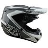 Crosshjälm GP Shutter Grå/Vit Blank TROY LEE DESIGNS Medium – miniatyr 7