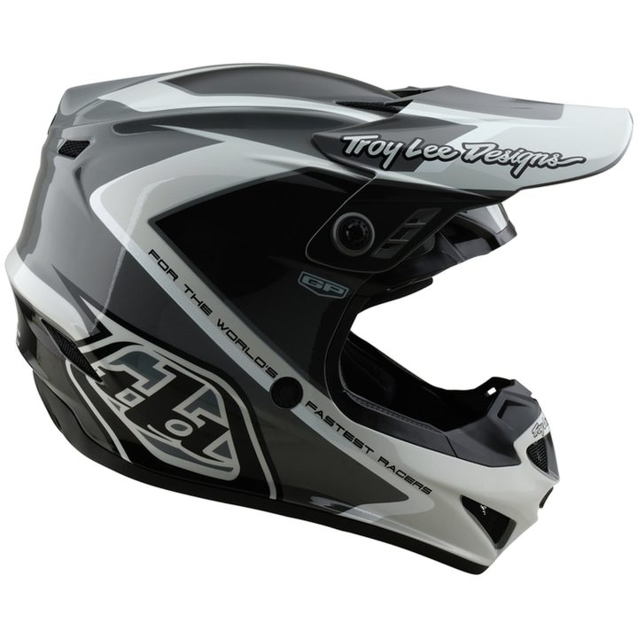Crosshjälm GP Shutter Grå/Vit Blank TROY LEE DESIGNS Medium – bild 7