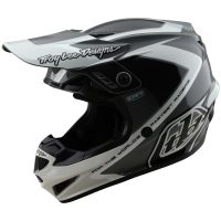 Crosshjälm GP Shutter Grå/Vit Blank TROY LEE DESIGNS