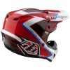 Crosshjälm GP Shutter Röd/Vit Blank TROY LEE DESIGNS Large Barn – miniatyr 7
