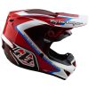 Crosshjälm GP Shutter Röd/Vit Blank TROY LEE DESIGNS Large Barn – miniatyr 8