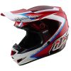Crosshjälm GP Shutter Röd/Vit Blank TROY LEE DESIGNS Large Barn – miniatyr 1