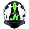 Crosshjälm J-18 F Hexa Grön Fluo/Vit/Titanium Just 1 s – miniatyr 2