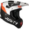Crosshjälm J-22 Adrenaline Orange/Vit/Carbon Matt Just 1 s – miniatyr 3