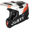 Crosshjälm J-22 Adrenaline Orange/Vit/Carbon Matt Just 1 s – miniatyr 1