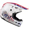 Crosshjälm Junior Kinetic Drip Röd/Vit/Blå FLY RACING Ys – miniatyr 2