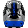 Crosshjälm Kinetic Crest Grå/Svart/Blå FLY RACING s – miniatyr 4