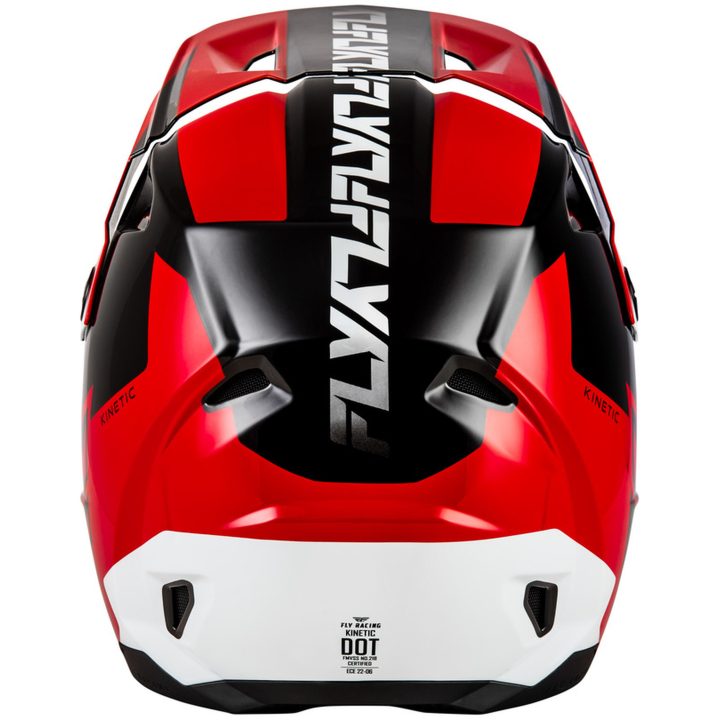 Crosshjälm Kinetic Crest Röd/Svart/Vit FLY RACING s – bild 2