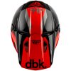 Crosshjälm Kinetic DBK 27 Svart Grå Röd FLY RACING M – miniatyr 4