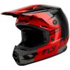 Crosshjälm Kinetic DBK 27 Svart Grå Röd FLY RACING M – miniatyr 1