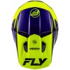 Crosshjälm Kinetic Rally Hi-vis/blå/svart/gul FLY RACING XL – miniatyr 3