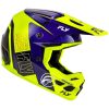 Crosshjälm Kinetic Rally Hi-vis/blå/svart/gul FLY RACING XL – miniatyr 4